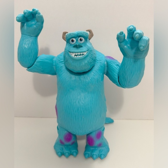 Disney Pixar Monsters Inc Sulley Poseable 8" Action Figure James P. Sullivan - Picture 5 of 8